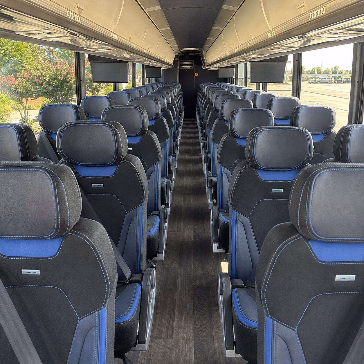lowell charter bus interior
